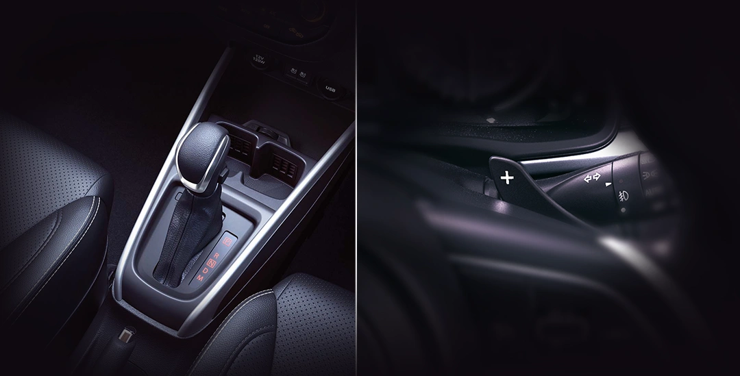 6-Speed AT with Paddle Shifters